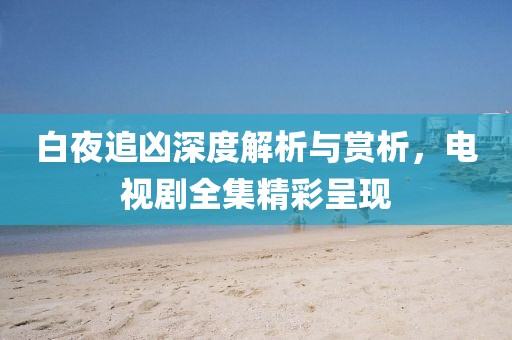 白夜追凶深度解析与赏析，电视剧全集精彩呈现
