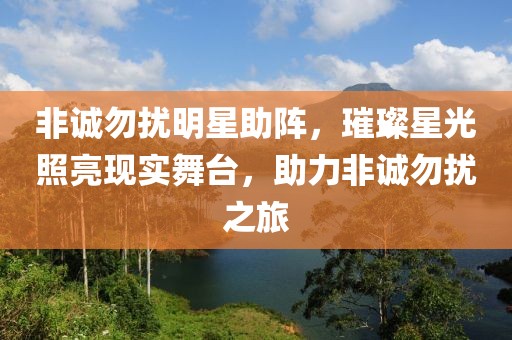 非诚勿扰明星助阵，璀璨星光照亮现实舞台，助力非诚勿扰之旅