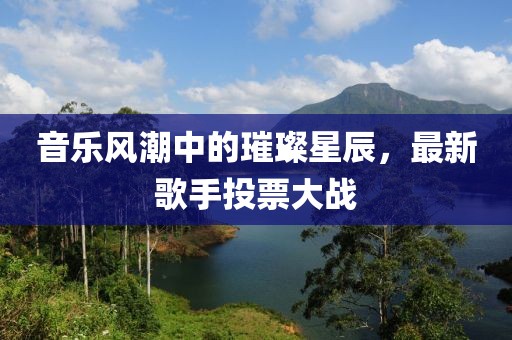 音乐风潮中的璀璨星辰，最新歌手投票大战
