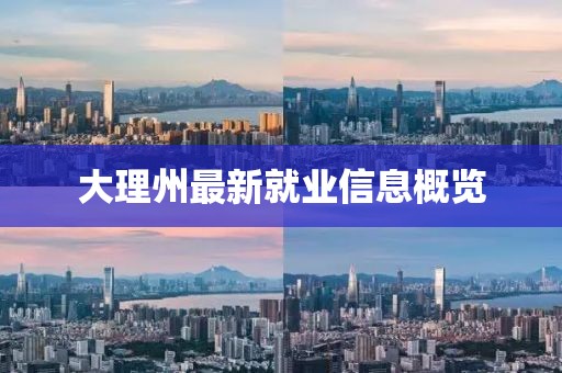 大理州最新就业信息概览