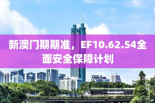 新澳门期期准，EF10.62.54全面安全保障计划