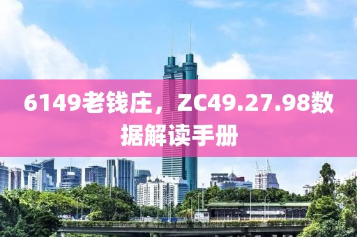 6149老钱庄，ZC49.27.98数据解读手册