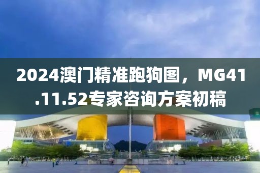 2024澳门精准跑狗图，MG41.11.52专家咨询方案初稿