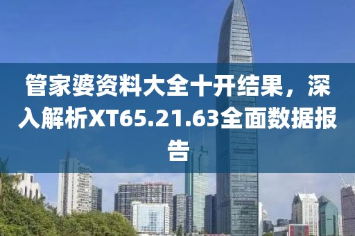 管家婆资料大全十开结果，深入解析XT65.21.63全面数据报告