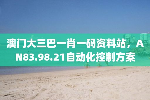 澳门大三巴一肖一码资料站，AN83.98.21自动化控制方案