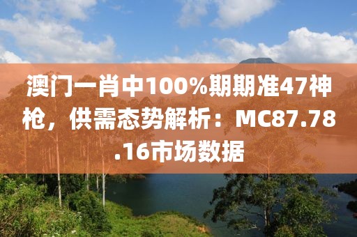 澳门一肖中100%期期准47神枪，供需态势解析：MC87.78.16市场数据