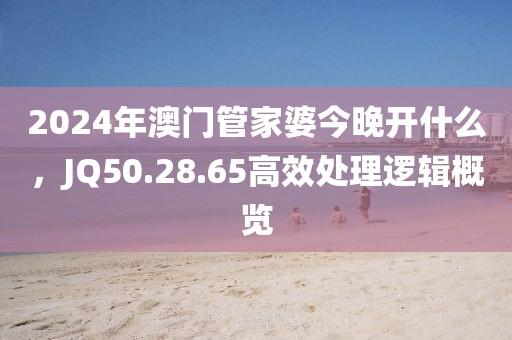 2024年澳门管家婆今晚开什么，JQ50.28.65高效处理逻辑概览
