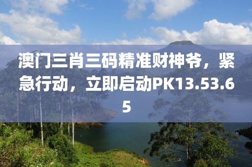 澳门三肖三码精准财神爷，紧急行动，立即启动PK13.53.65