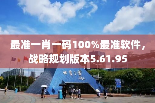 最准一肖一码100%最准软件，战略规划版本5.61.95