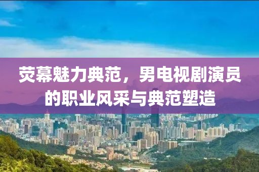 荧幕魅力典范，男电视剧演员的职业风采与典范塑造