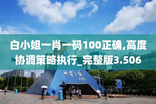 白小姐一肖一码100正确,高度协调策略执行_完整版3.506