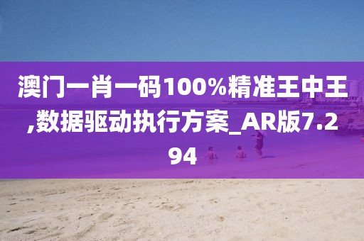 澳门一肖一码100%精准王中王,数据驱动执行方案_AR版7.294