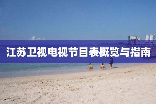 江苏卫视电视节目表概览与指南