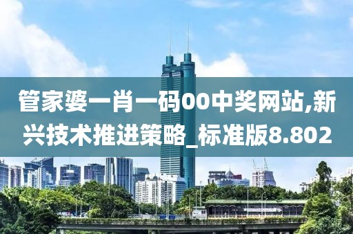 管家婆一肖一码00中奖网站,新兴技术推进策略_标准版8.802