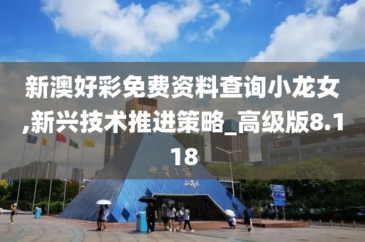 新澳好彩免费资料查询小龙女,新兴技术推进策略_高级版8.118