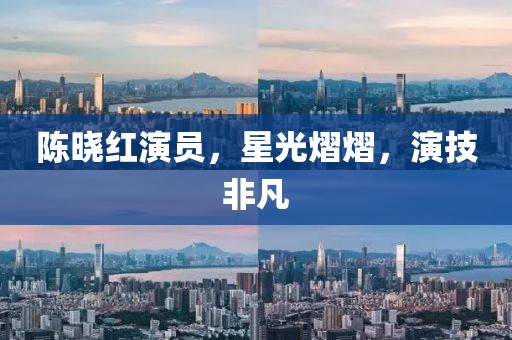 陈晓红演员，星光熠熠，演技非凡