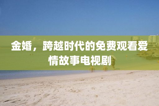 金婚，跨越时代的免费观看爱情故事电视剧