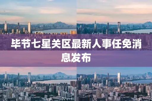 毕节七星关区最新人事任免消息发布