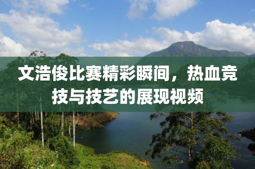 文浩俊比赛精彩瞬间，热血竞技与技艺的展现视频