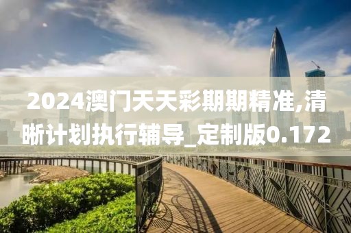 2024澳门天天彩期期精准,清晰计划执行辅导_定制版0.172