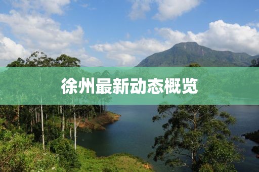 徐州最新动态概览