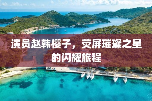 演员赵韩樱子，荧屏璀璨之星的闪耀旅程