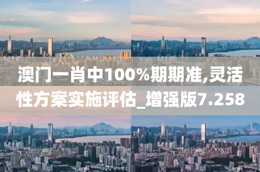 澳门一肖中100%期期准,灵活性方案实施评估_增强版7.258