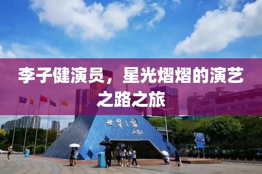 李子健演员，星光熠熠的演艺之路之旅