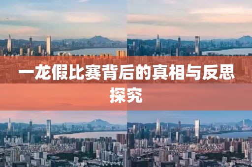 一龙假比赛背后的真相与反思探究