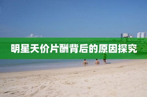 明星天价片酬背后的原因探究
