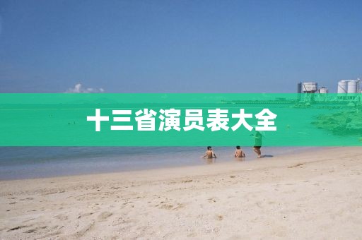 十三省演员表大全