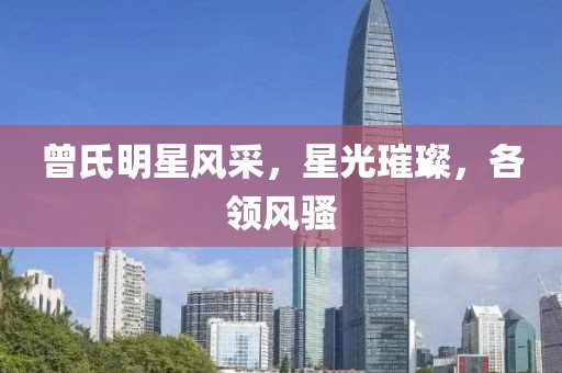 曾氏明星风采，星光璀璨，各领风骚