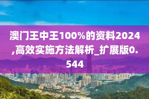 澳门王中王100%的资料2024,高效实施方法解析_扩展版0.544