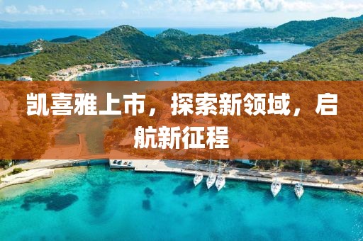 凯喜雅上市，探索新领域，启航新征程