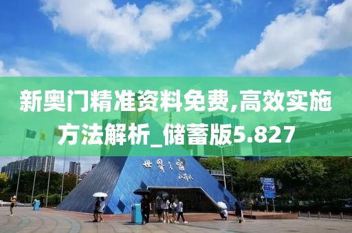 新奥门精准资料免费,高效实施方法解析_储蓄版5.827