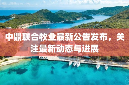 中鼎联合牧业最新公告发布，关注最新动态与进展