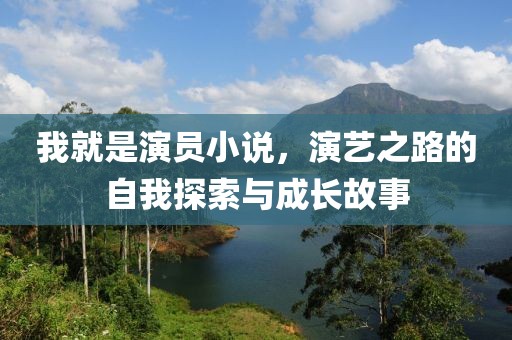 我就是演员小说，演艺之路的自我探索与成长故事