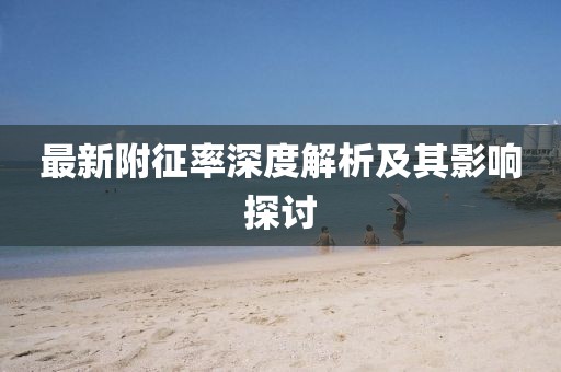 最新附征率深度解析及其影响探讨