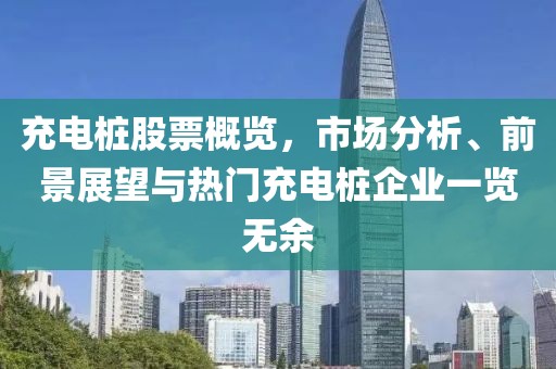充电桩股票概览，市场分析、前景展望与热门充电桩企业一览无余