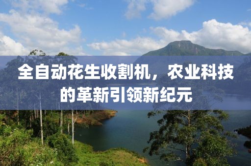 全自动花生收割机，农业科技的革新引领新纪元