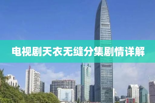 电视剧天衣无缝分集剧情详解
