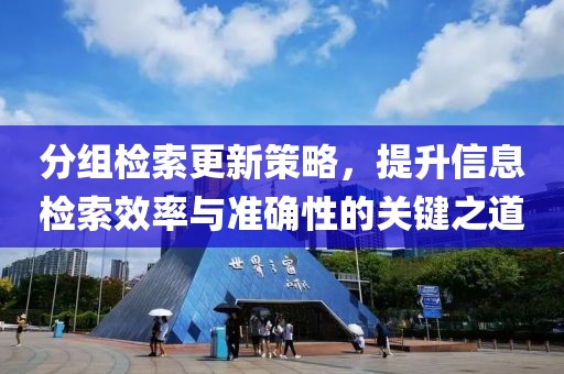 分组检索更新策略，提升信息检索效率与准确性的关键之道