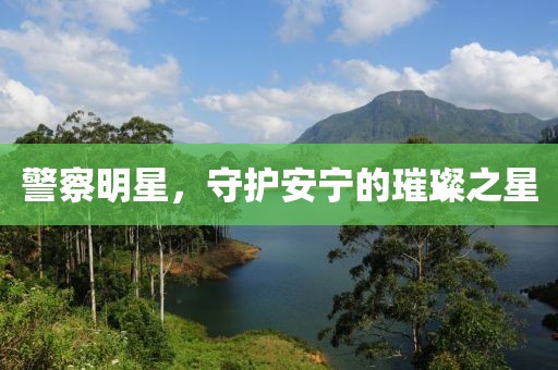 警察明星，守护安宁的璀璨之星