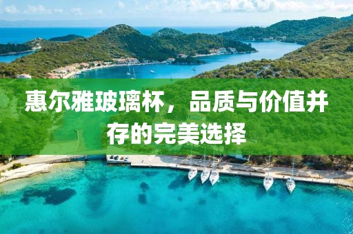 惠尔雅玻璃杯，品质与价值并存的完美选择