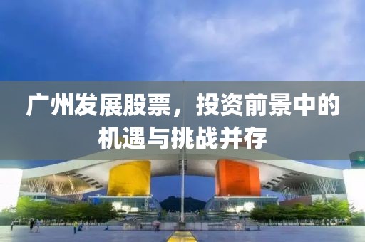 广州发展股票，投资前景中的机遇与挑战并存