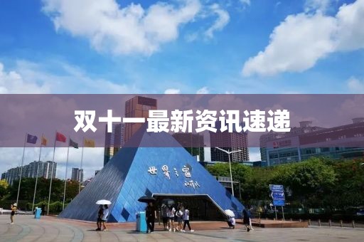 双十一最新资讯速递