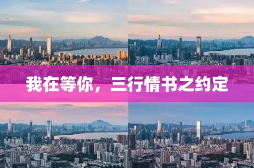 我在等你，三行情书之约定