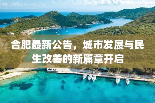 合肥最新公告，城市发展与民生改善的新篇章开启