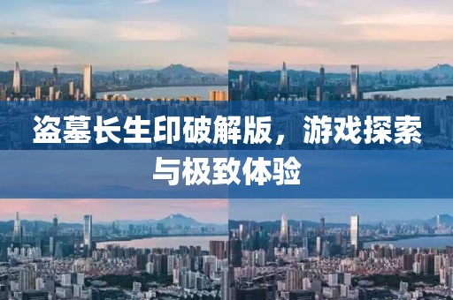 盗墓长生印破解版，游戏探索与极致体验