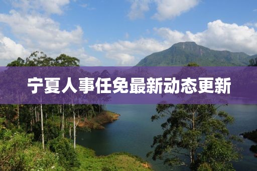 宁夏人事任免最新动态更新